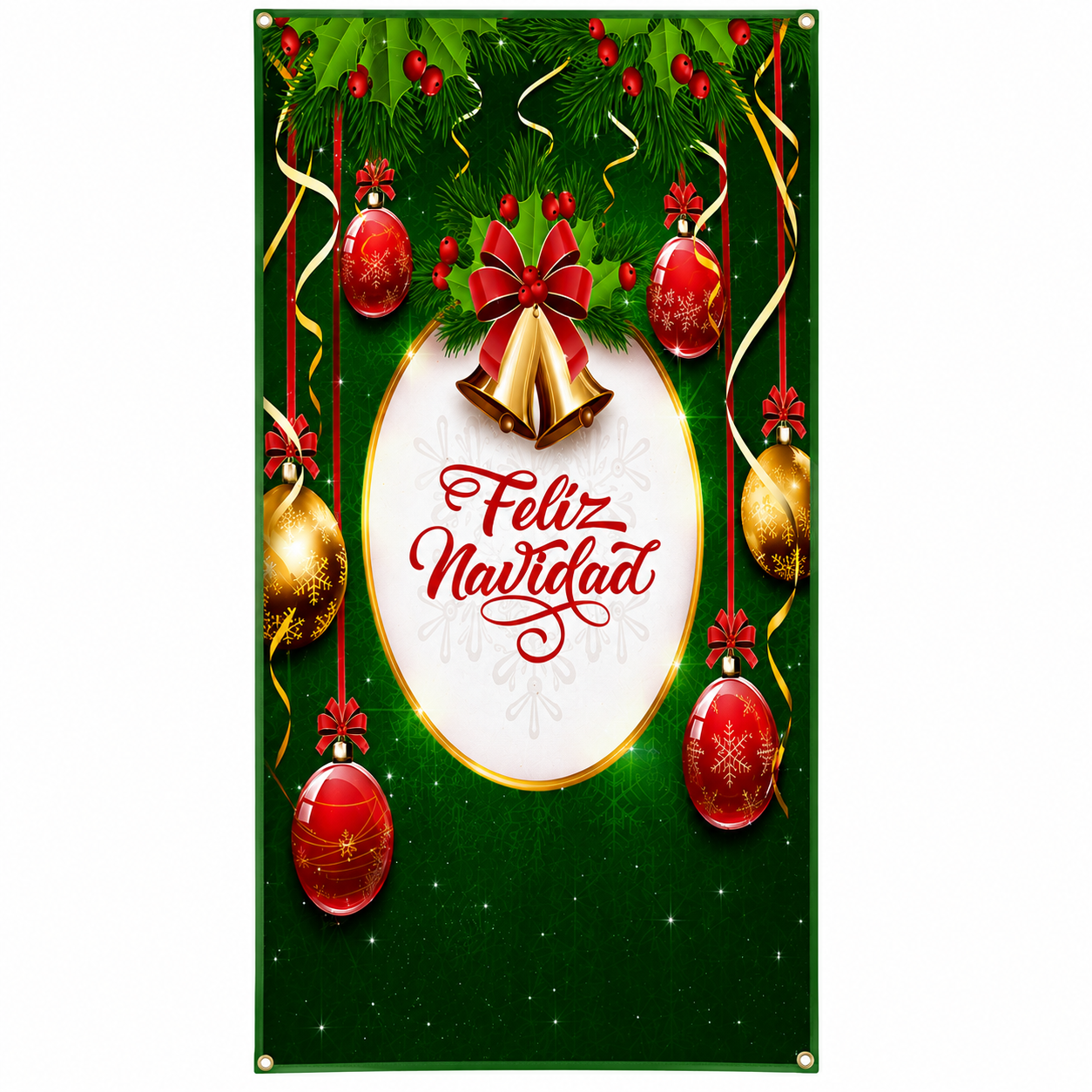Forro de Puerta Navidad 200X85Cm-0