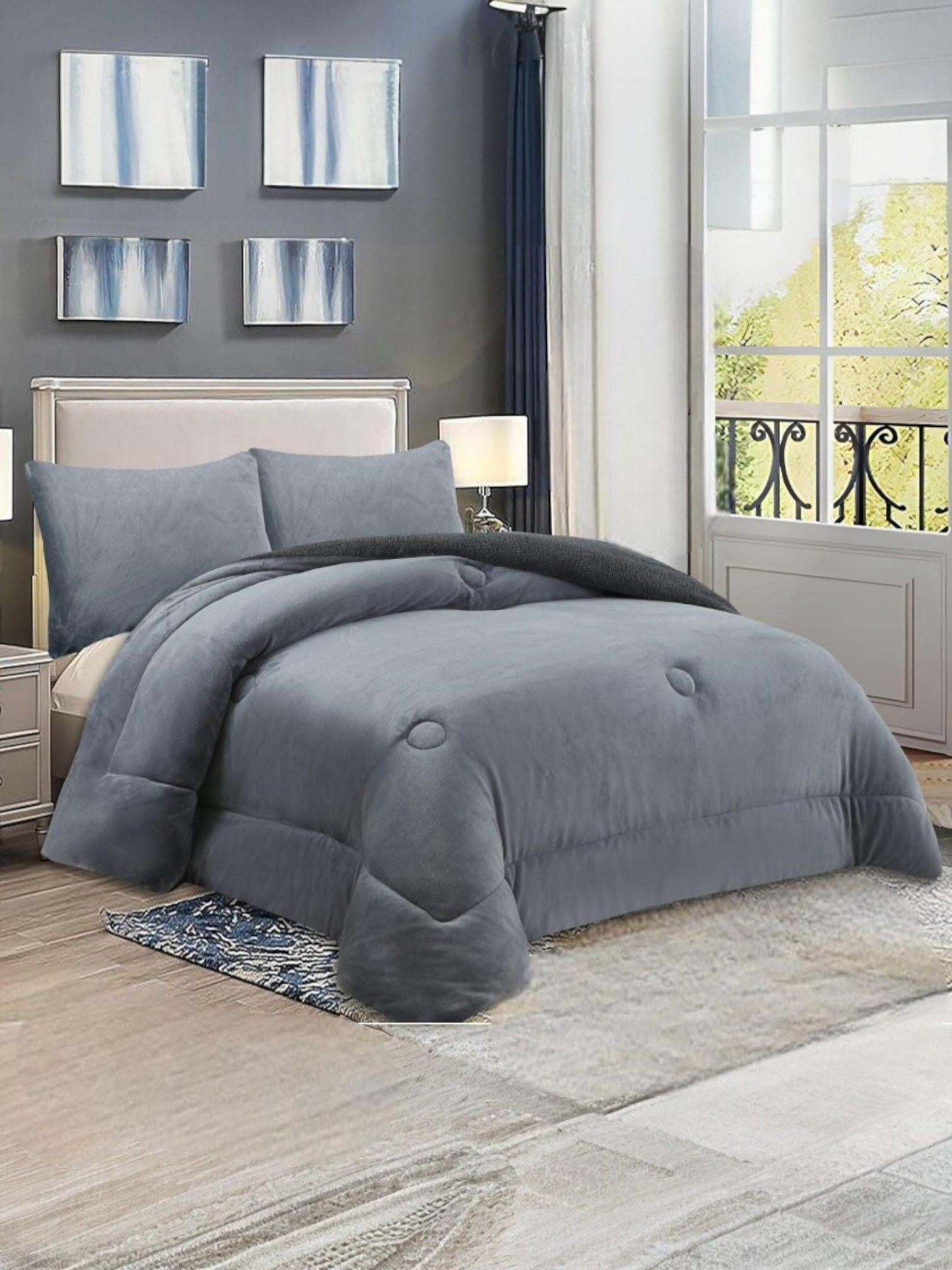 Plumon Con Chiporro plush 2 Plaza + 2 Fundas De Almohadas-1