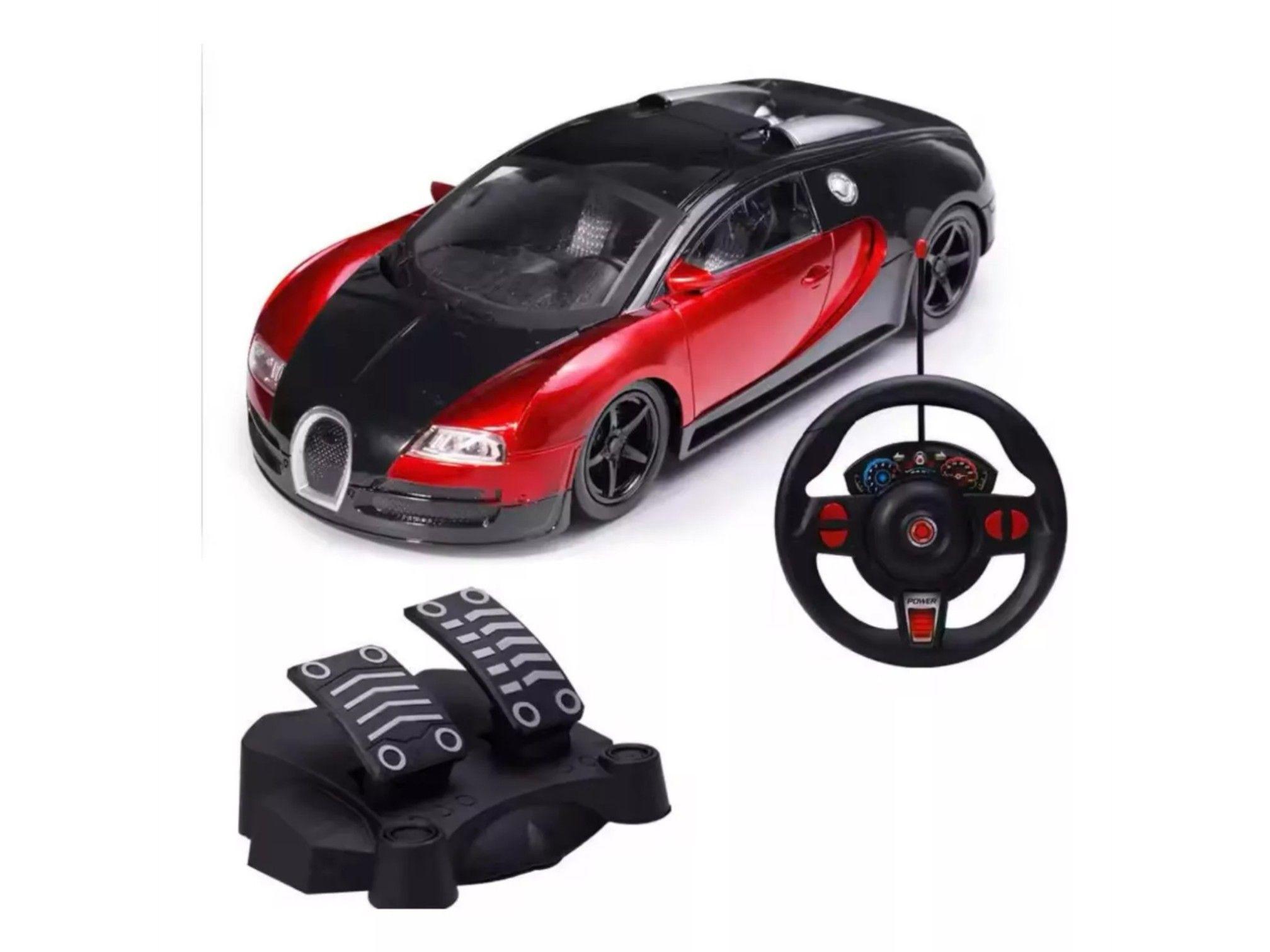 Auto A Control Remoto Con Pedales Juguete Niños-0