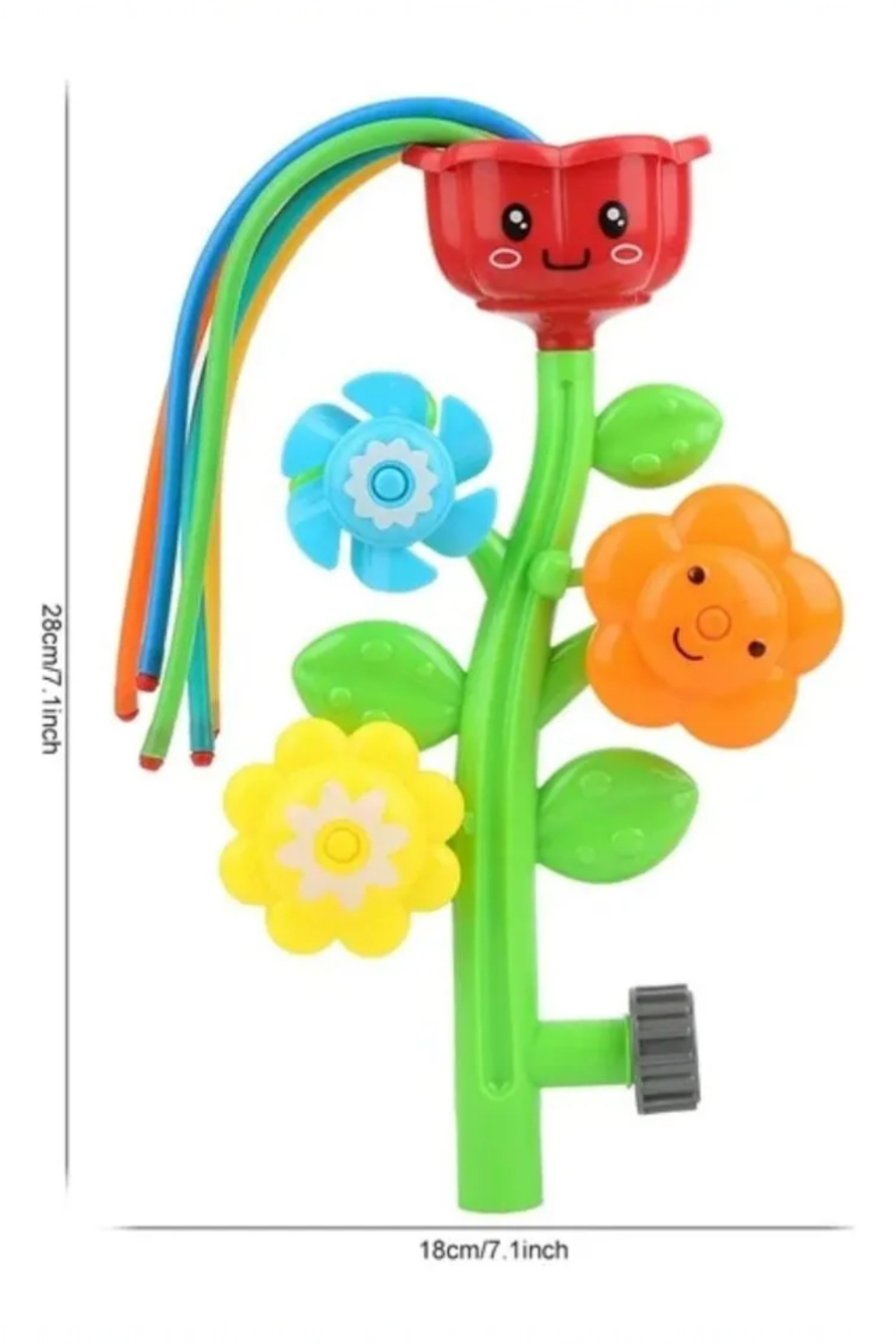Rociador Agua Para Niños Juguete Flores Césped Jardín Patio-3