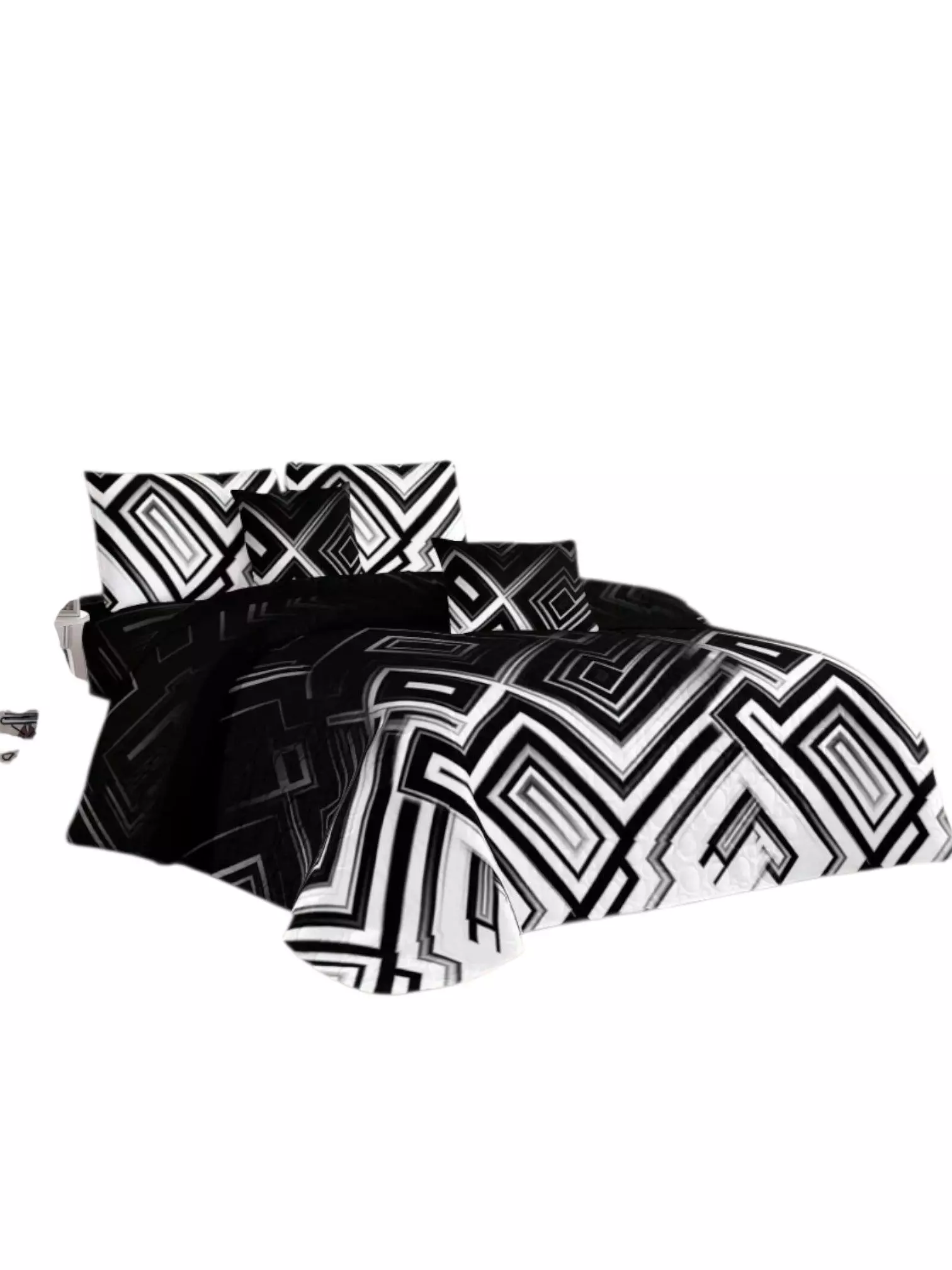CUBRECAMA QUILT DE VERANO CON DISEÑO TF KING 02-0