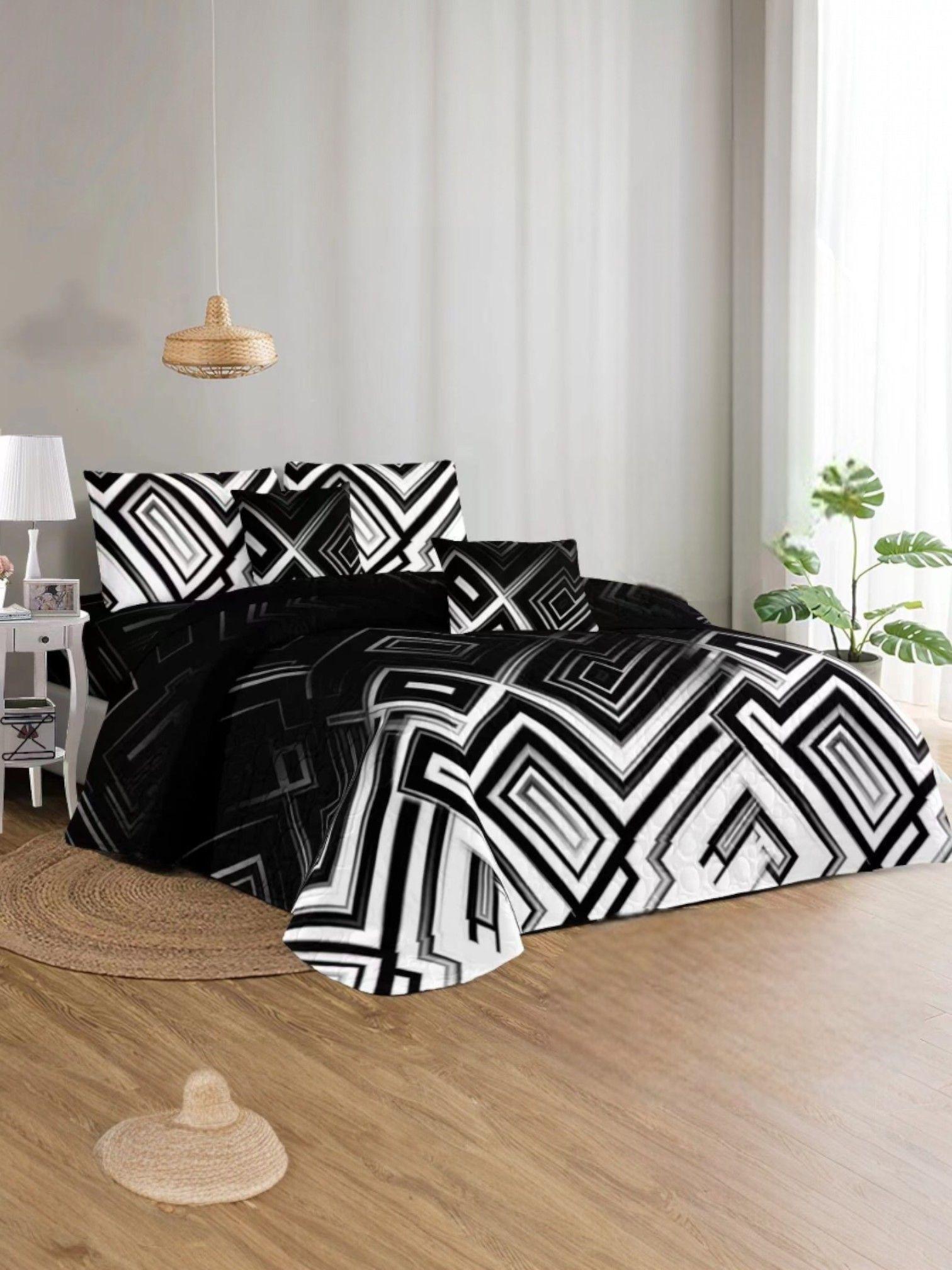 CUBRECAMA QUILT DE VERANO CON DISEÑO TF KING 02-1