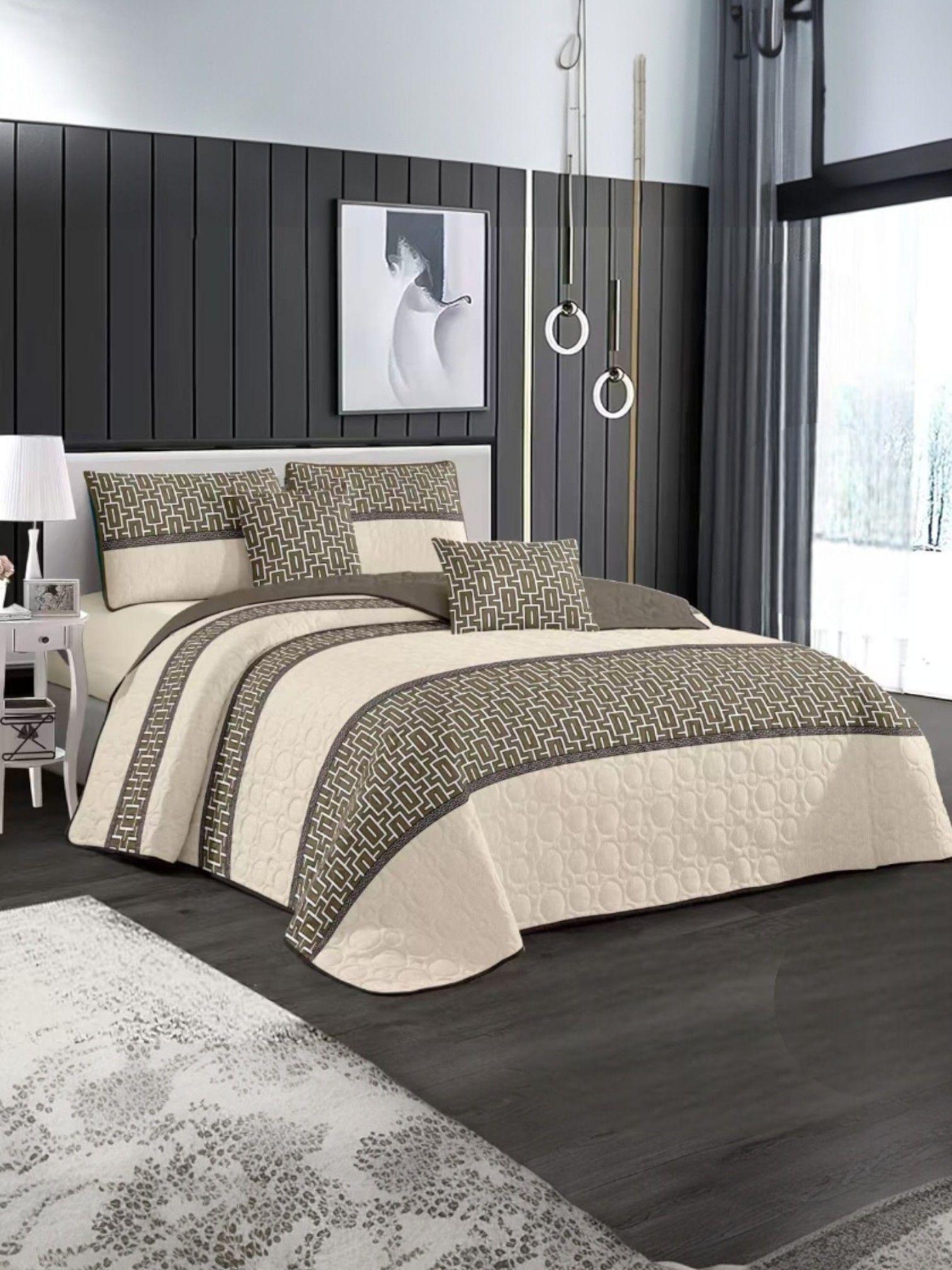 CUBRECAMA QUILT DE VERANO TF CON DISEÑO 2 PLAZAS 26-1