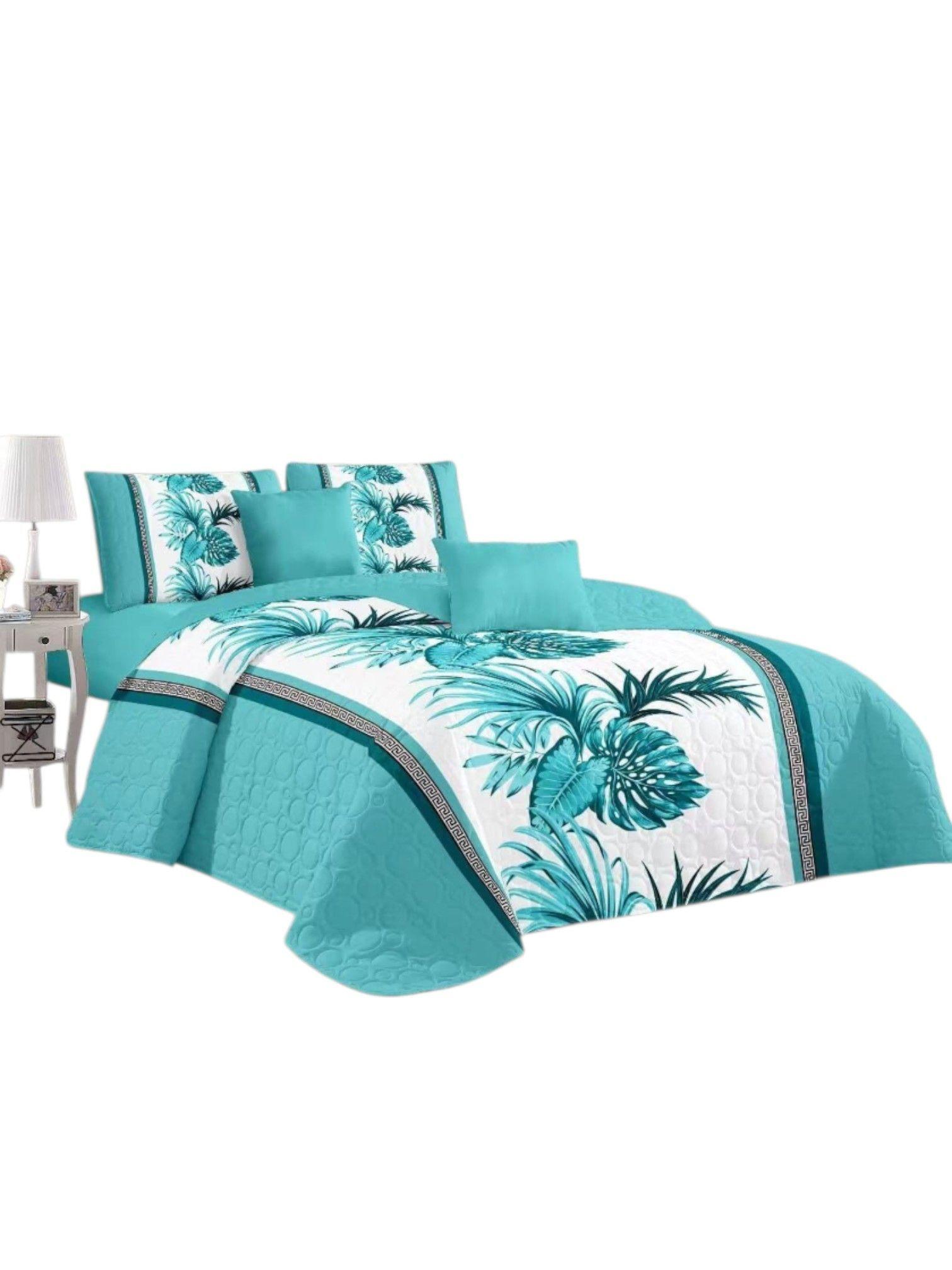 CUBRECAMA QUILT DE VERANO CON DISEÑO TF KING 18-0