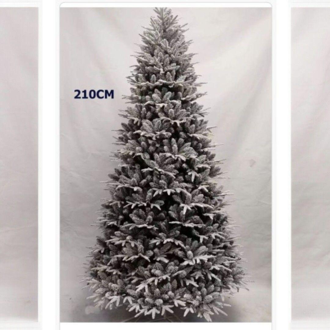 ARBOL DE PINO REALISTA NEVADO 210CM SDS57-1