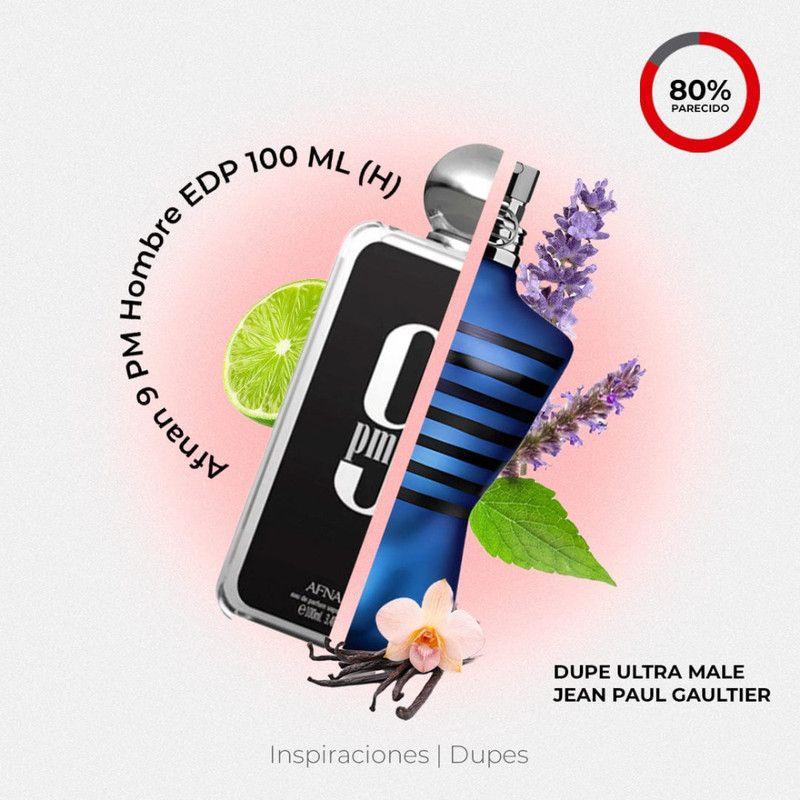 Perfume Afnan 9 PM EDP 100ml Hombre – Fragancia oriental con manzana, vainilla y ámbar-3