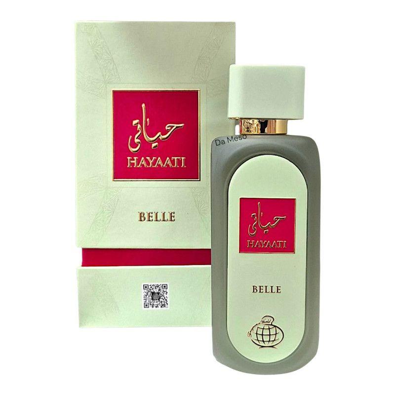 Perfume Fragrance World Hayaati Belle EDP 100ml Mujer – Aroma dulce de vainilla y pera-2