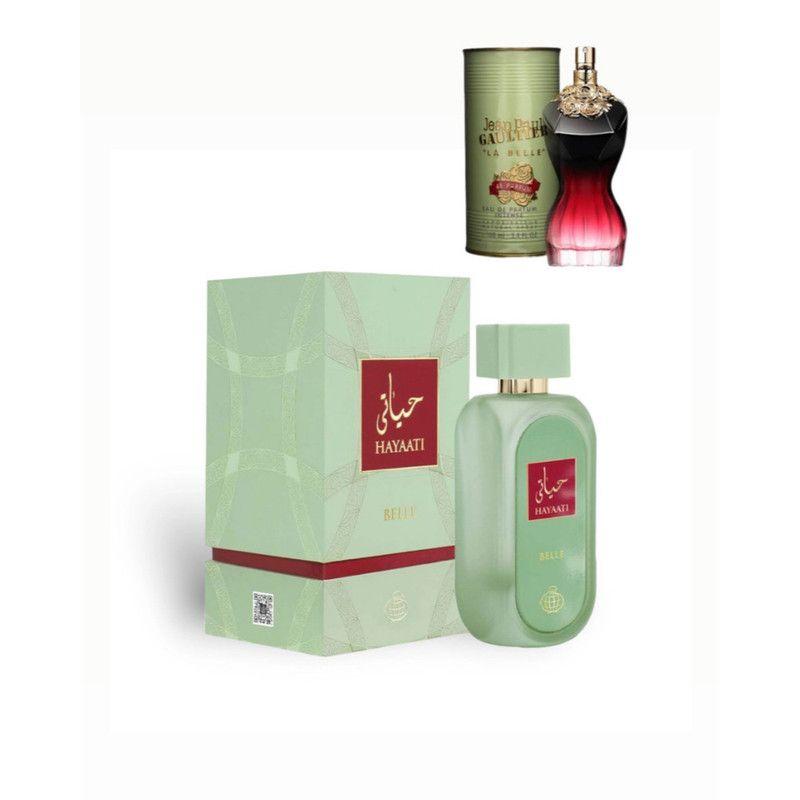 Perfume Fragrance World Hayaati Belle EDP 100ml Mujer – Aroma dulce de vainilla y pera-3