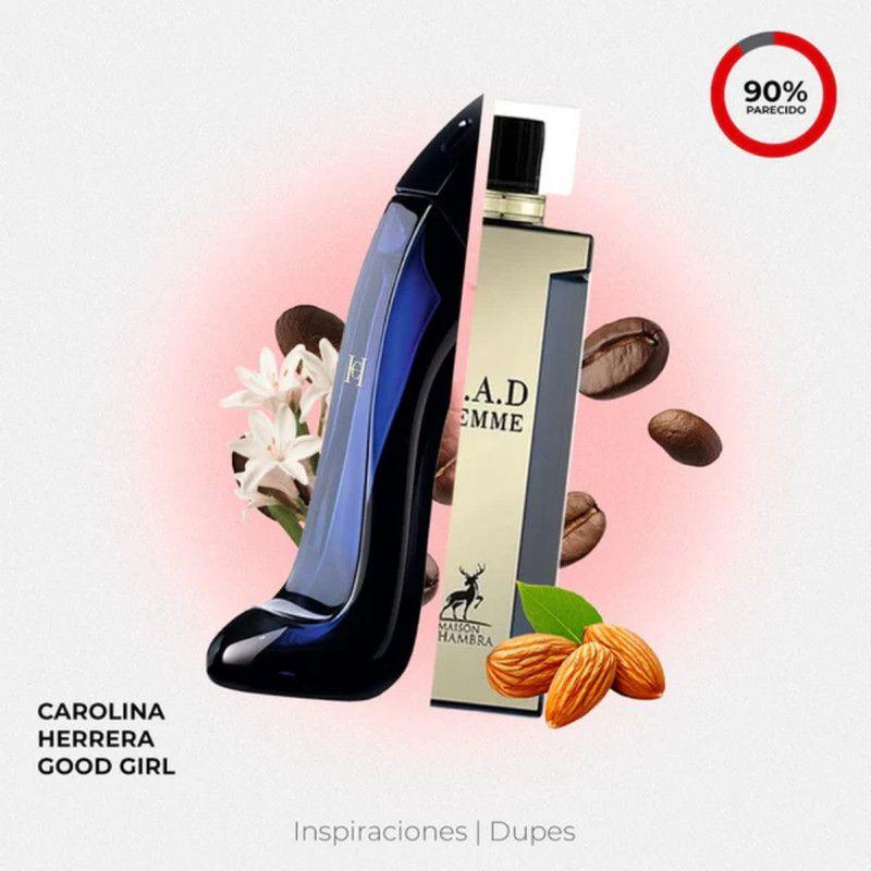 Perfume Maison Alhambra BAD Femme Original EDP 100ml Mujer – Fragancia floral frutal notas dulces-3