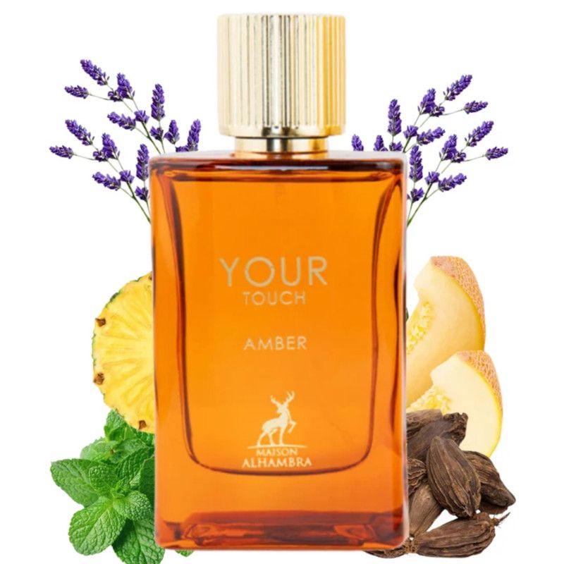 Perfume Maison Alhambra Your Touch Amber EDP 100ml Hombre – Fragancia cálida ámbar y tonka-2