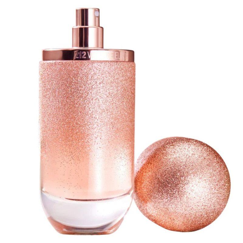 Perfume Carolina Herrera 212 VIP Rose NYC Elixir 50ml Mujer – Aroma floral champaña y rosa-3