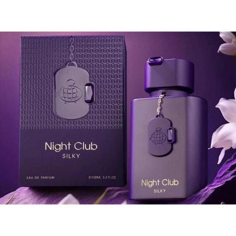 Perfume Fragrance World Night Club Silky EDP 100ml Mujer – Aroma dulce vainilla y frambuesa-3