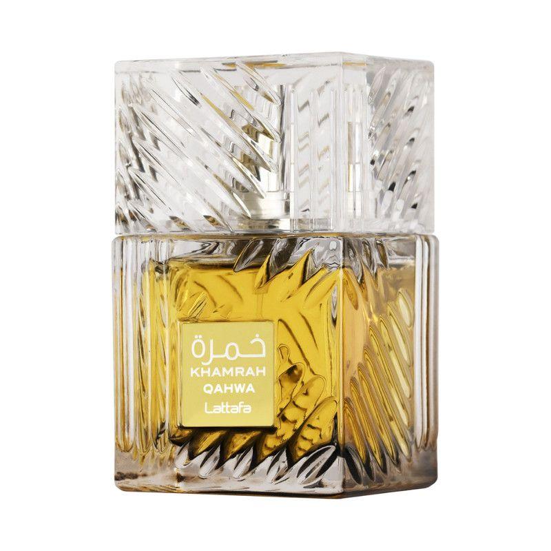 Perfume Lattafa Khamrah Qahwa EDP 100ml Unisex – Fragancia gourmand con café y vainilla-1