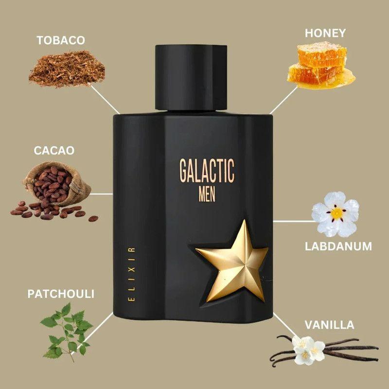 Perfume Maison Alhambra Galactic Men Elixir EDP 100ml Hombre – Fragancia gourmand malta y vainilla-3