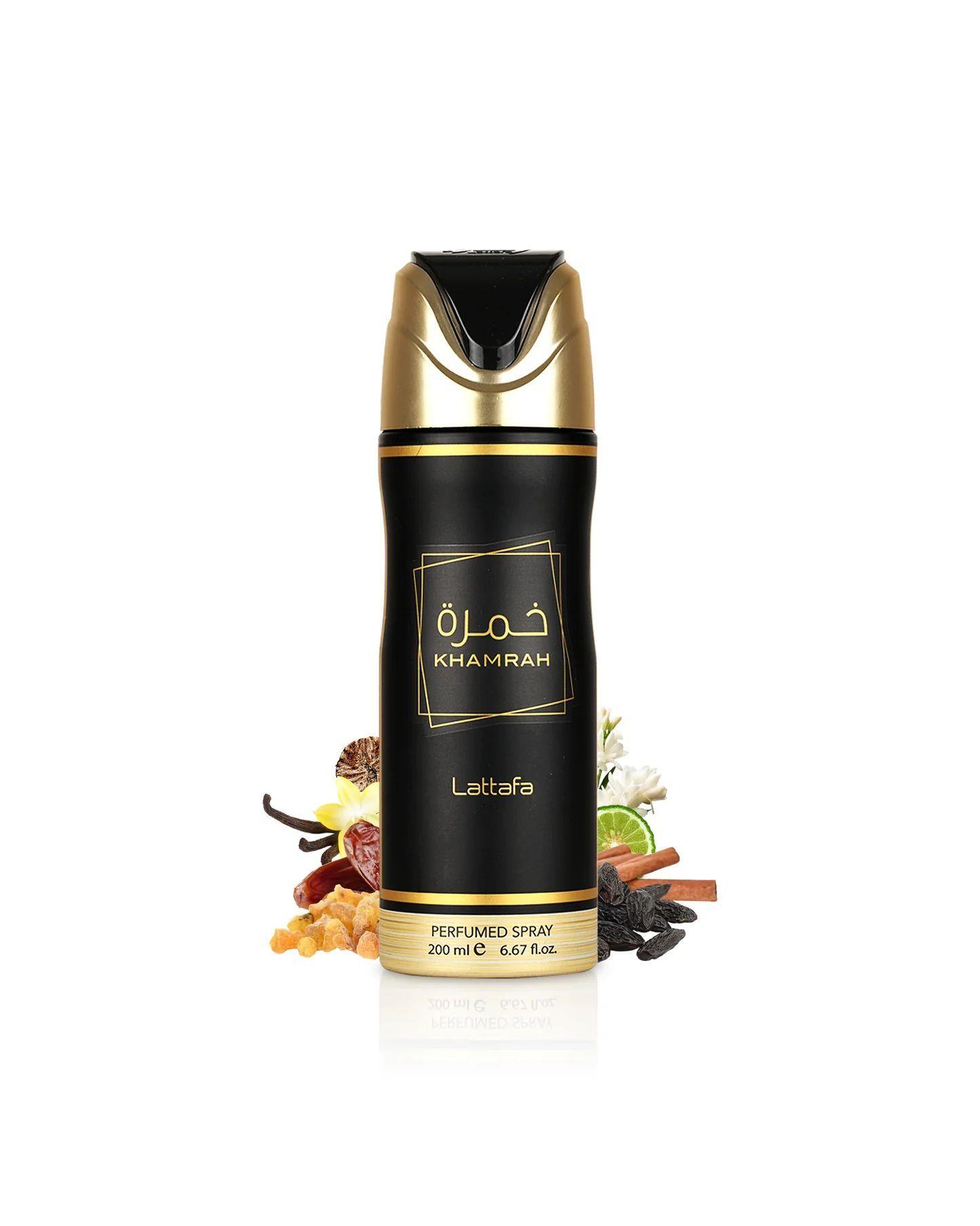 Desodorante Spray Lattafa Khamrah 200 ML Unisex| Canela, Datil y Vainilla-2
