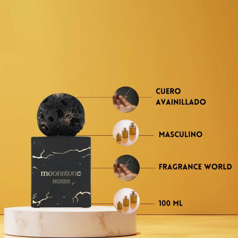 Perfume French Avenue Moonstone Noire EDP 100ml Mujer – Aroma floral pera y vainilla-3
