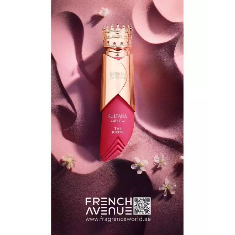 Perfume French Avenue Sultana EDP 80ml Mujer – Fragancia floral rosa y patchouli-2