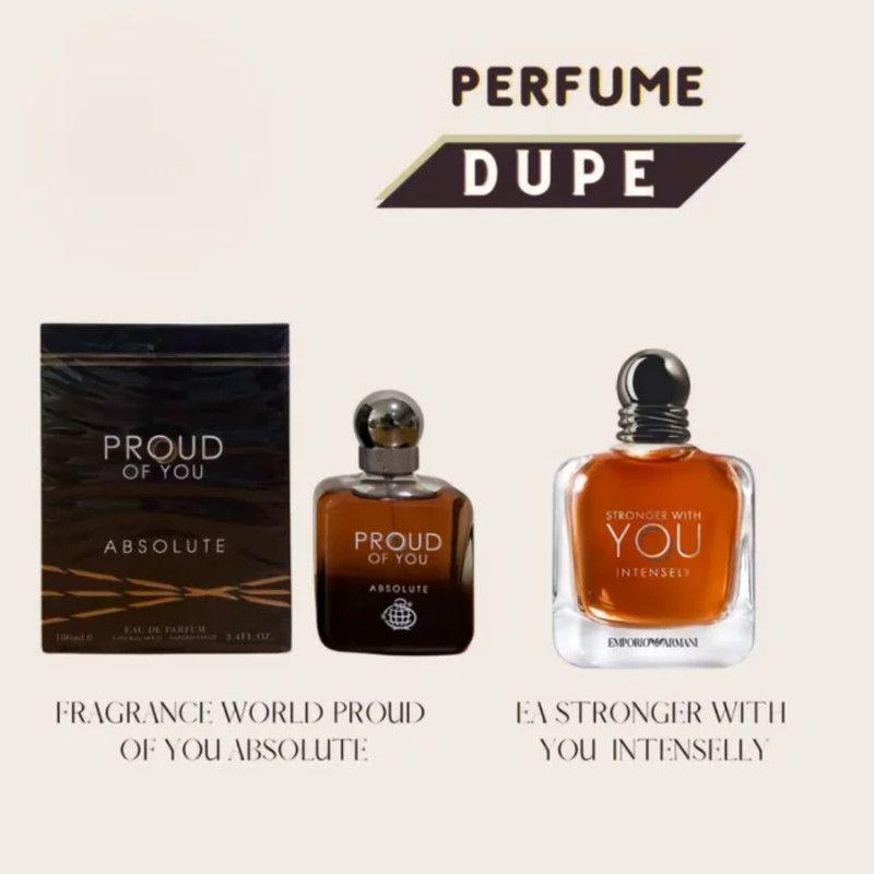 Perfume Fragrance World Proud of You Absolute EDP 100ml Hombre – Fragancia gourmand castaña vainilla y ámbar-2