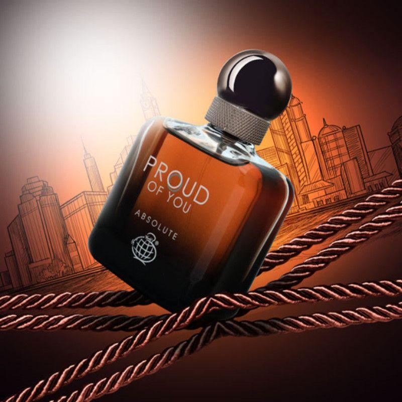 Perfume Fragrance World Proud of You Absolute EDP 100ml Hombre – Fragancia gourmand castaña vainilla y ámbar-3