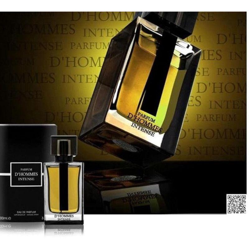 Perfume Fragrance World D’Hommes Intense Parfum EDP 100ml Hombre – Fragancia elegante iris cuero y ámbar-2