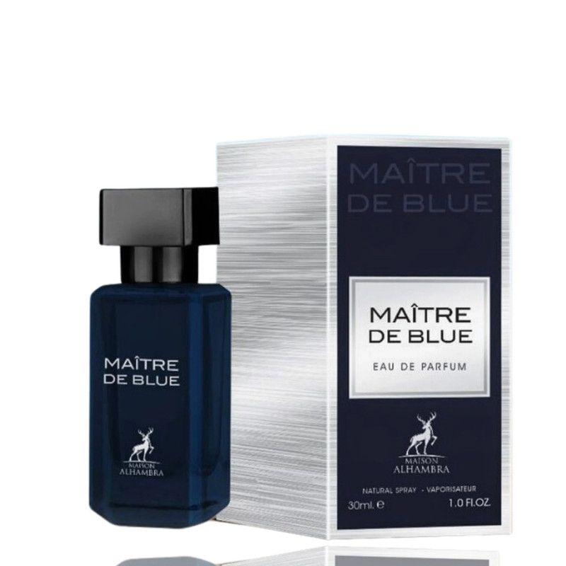Perfume Maison Alhambra Maitre de Blue EDP 30ml Hombre – Aroma aromático bergamota y pachulí-0