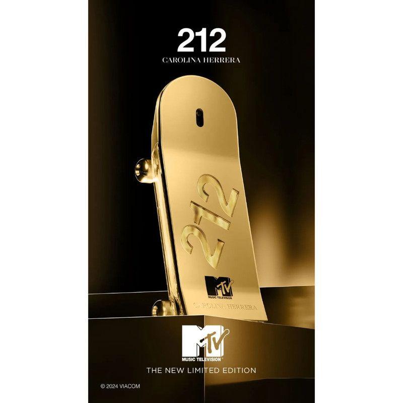 Perfume Carolina Herrera 212 Heroes MTV 90ml Hombre – Fragancia frutal con pera y jengibre-3