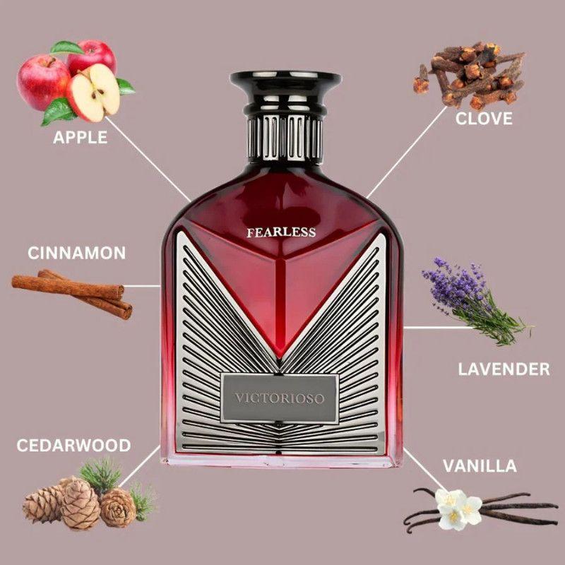 Perfume Maison Alhambra Victorioso Fearless EDP 100ml Hombre – Aroma intenso ámbar y vainilla-2