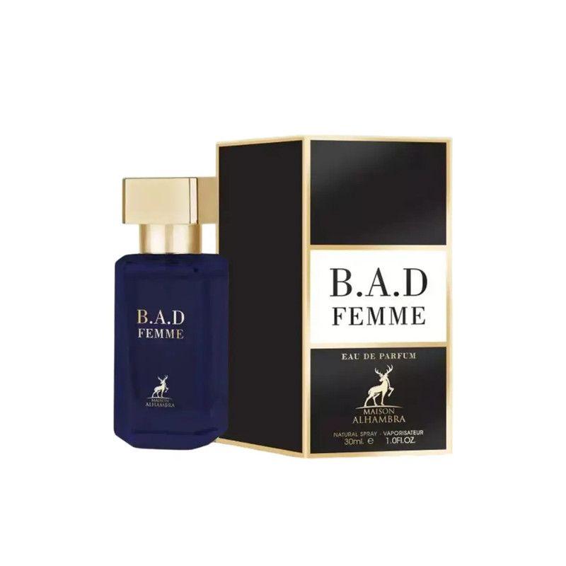 Perfume Maison Alhambra BAD Femme Original EDP 30ml Mujer – Floral frutal toques dulces-0