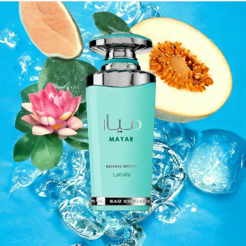 Perfume Lattafa Mayar Natural Intense EDP 100ml Mujer – Fragancia floral con coco y jazmín-3