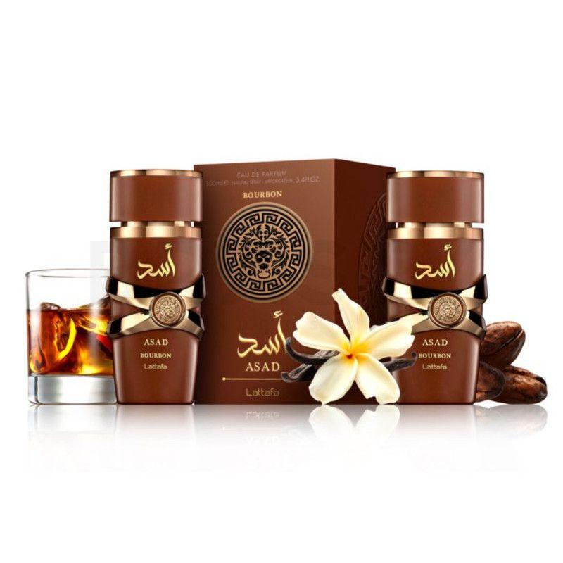 Perfume Lattafa Asad Bourbon EDP 100ml Hombre – Fragancia cálida con vainilla y ámbar-2