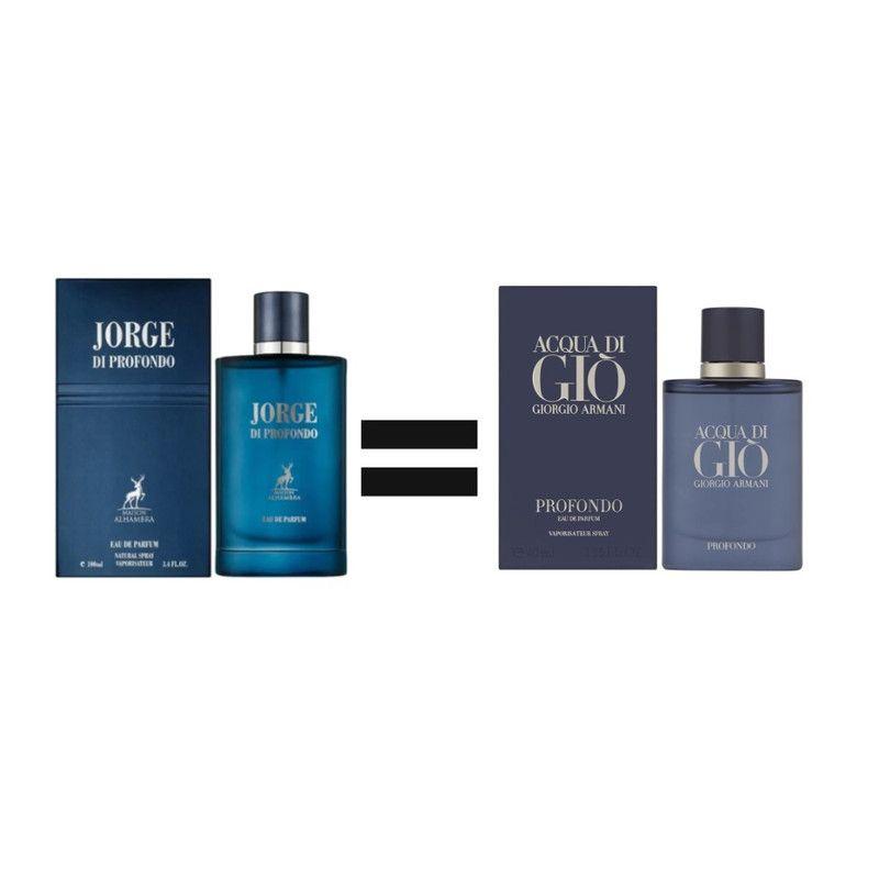 Perfume Maison Alhambra Jorge Di Profumo Deep Blue EDP 100ml Hombre – Fragancia marina bergamota y almizcle-2