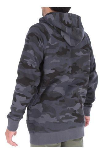 POLERON OAKLEY HOMBRE 1/4 ZIP BLACK CAMUFLAJE-2