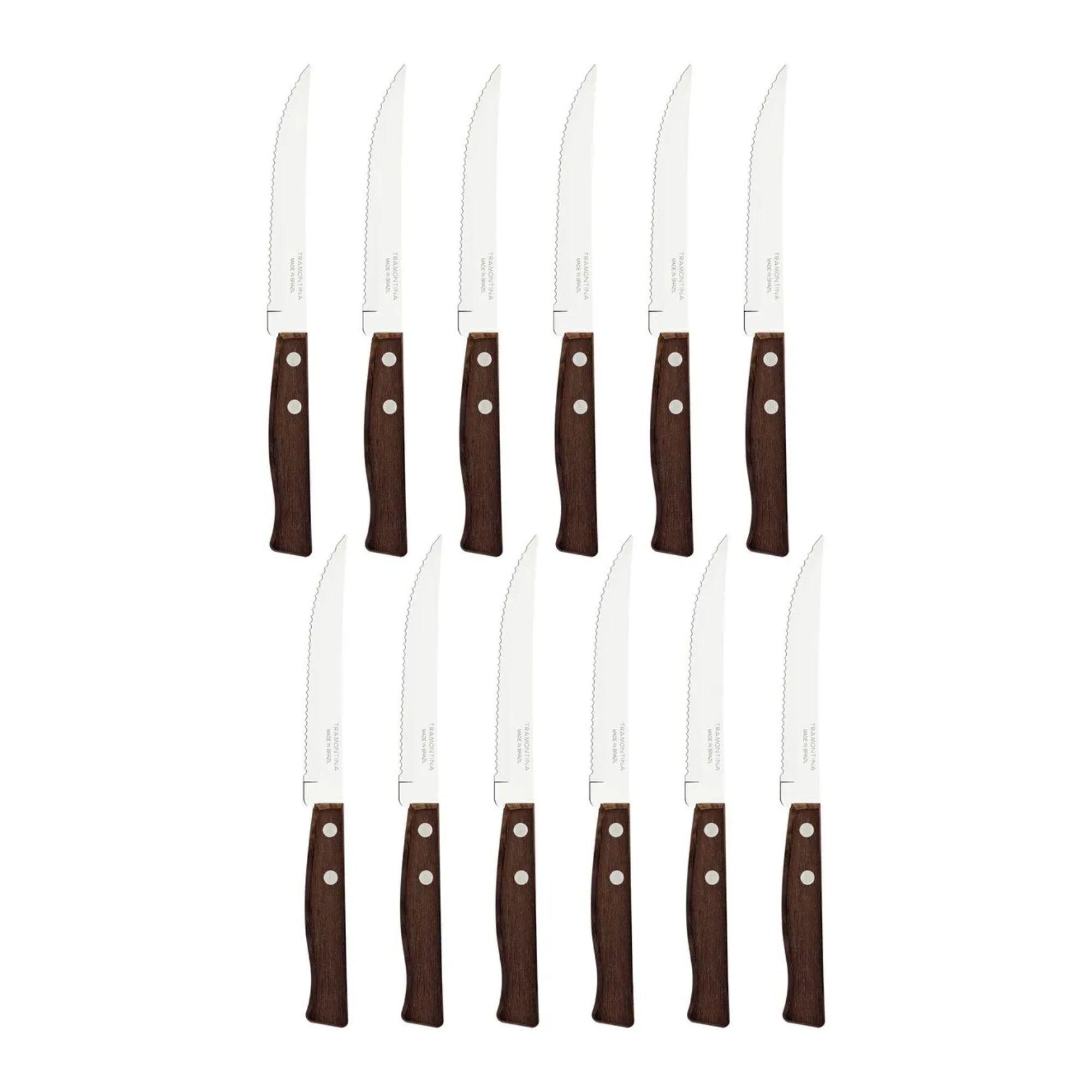 Cuchillos Para Asado-Frutas Tradicional Inoxidable 12 Piezas-3