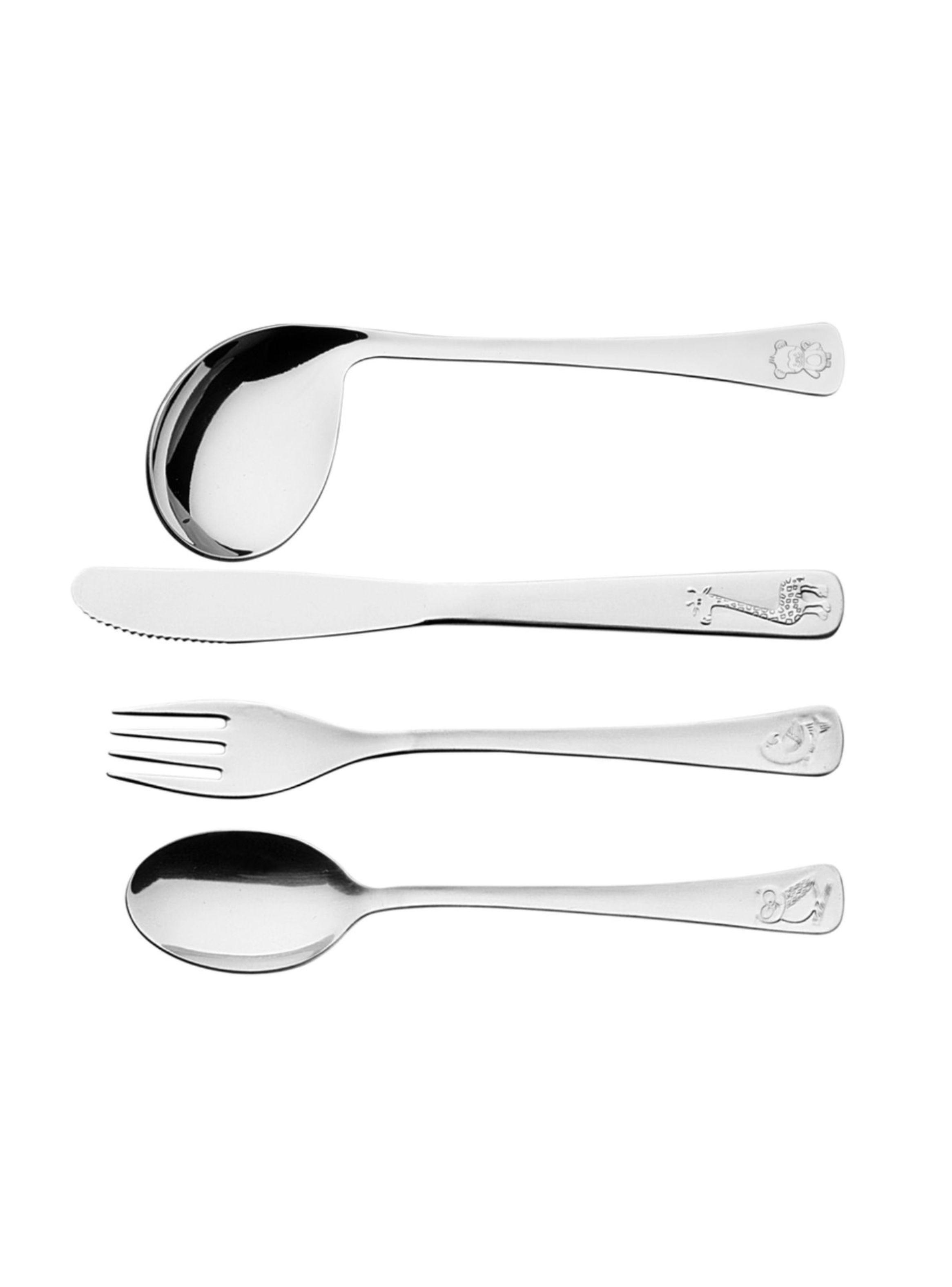 Juego De Cubiertos Para Niños Acero Inox Tramontina 4 Piezas-2