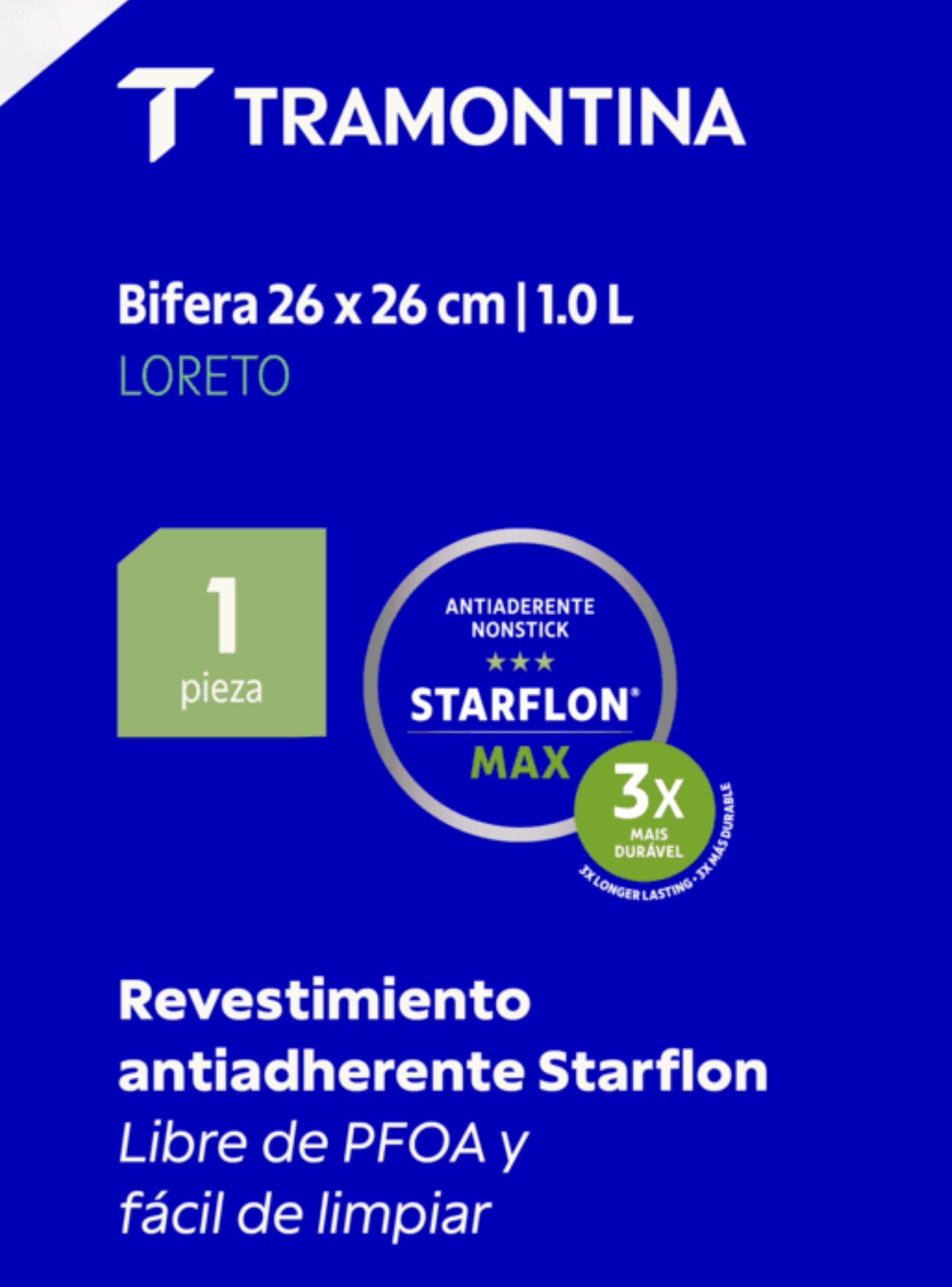 Bifera Aluminio Protecci n Starflonmax 26cm 1 0L Tramontina-2
