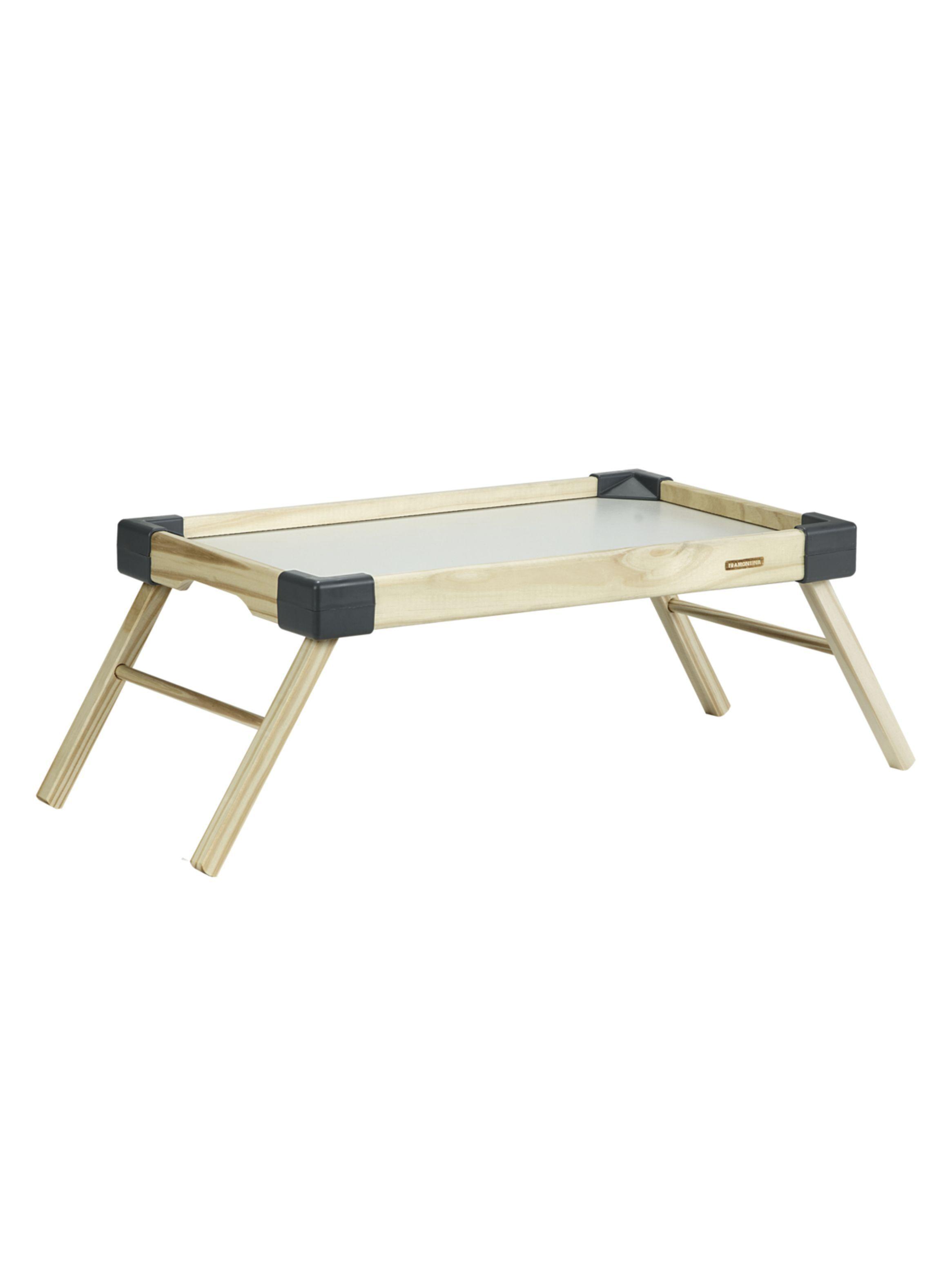 Mesa Plegable De Madera Marca Tramontina Para Desayuno-0