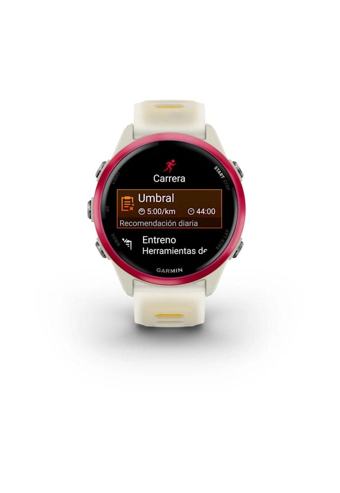 Forerunner 570 - 42MM, Bone/Raspberry/Mango-2