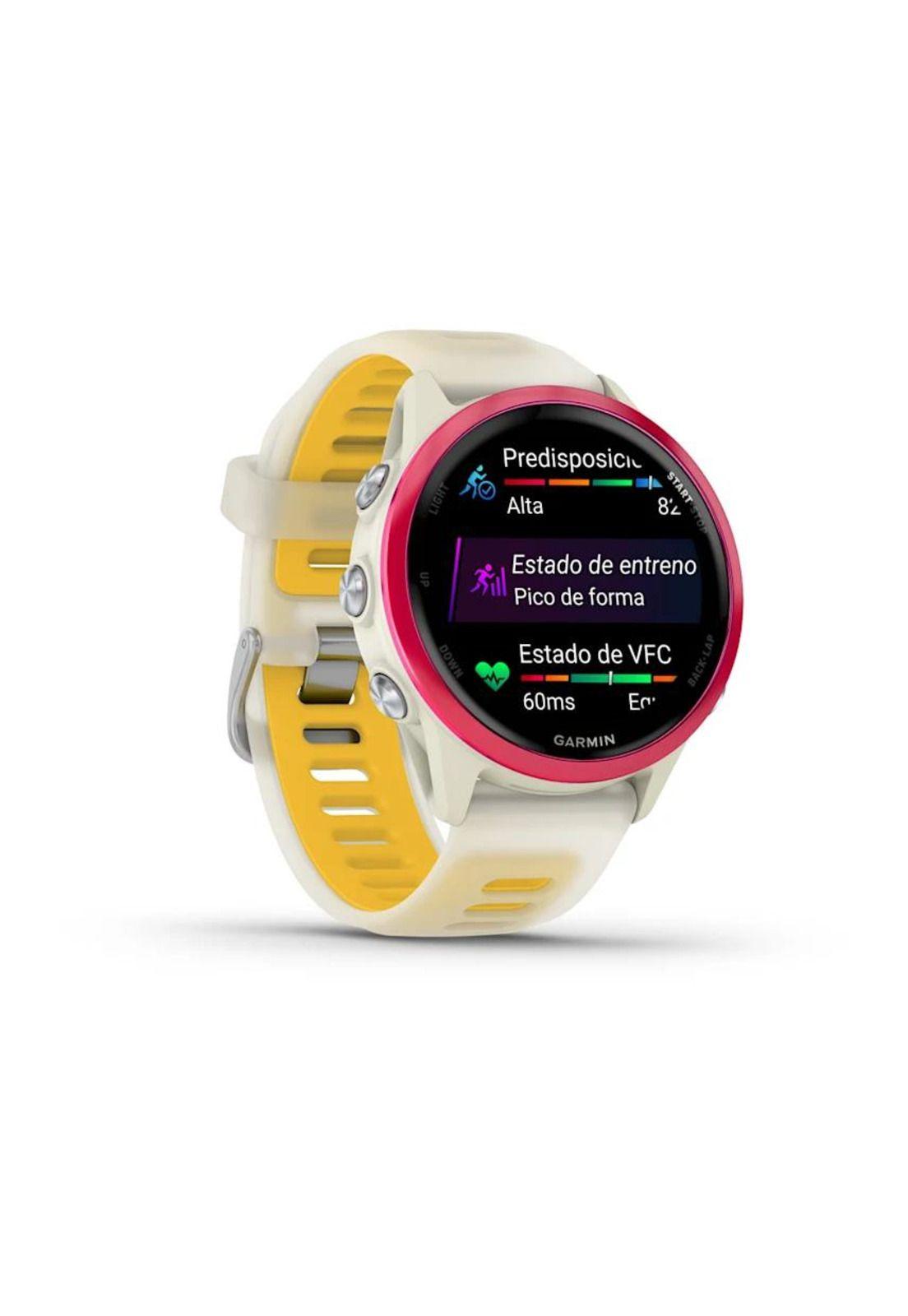Forerunner 570 - 42MM, Bone/Raspberry/Mango-2