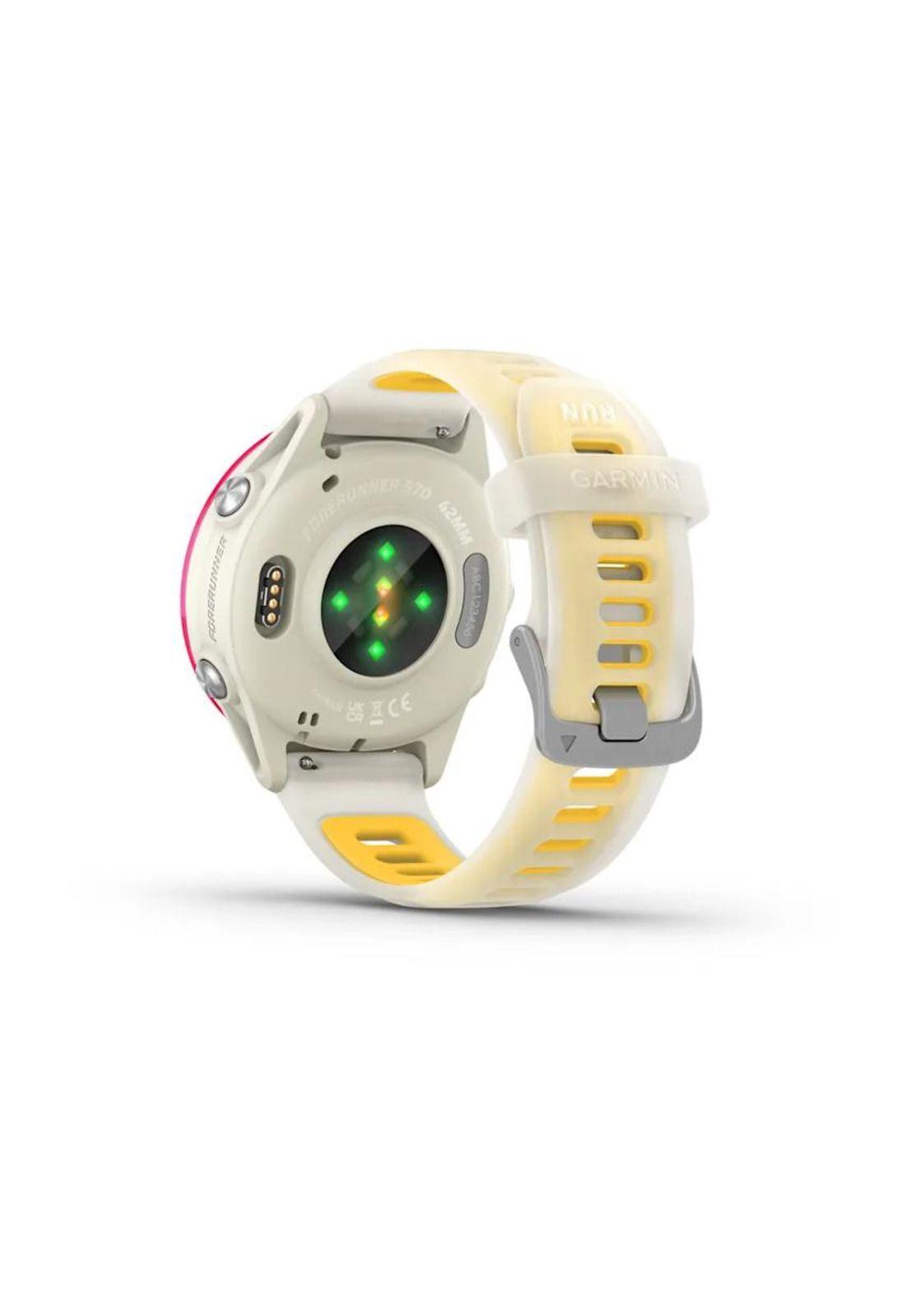 Forerunner 570 - 42MM, Bone/Raspberry/Mango-3