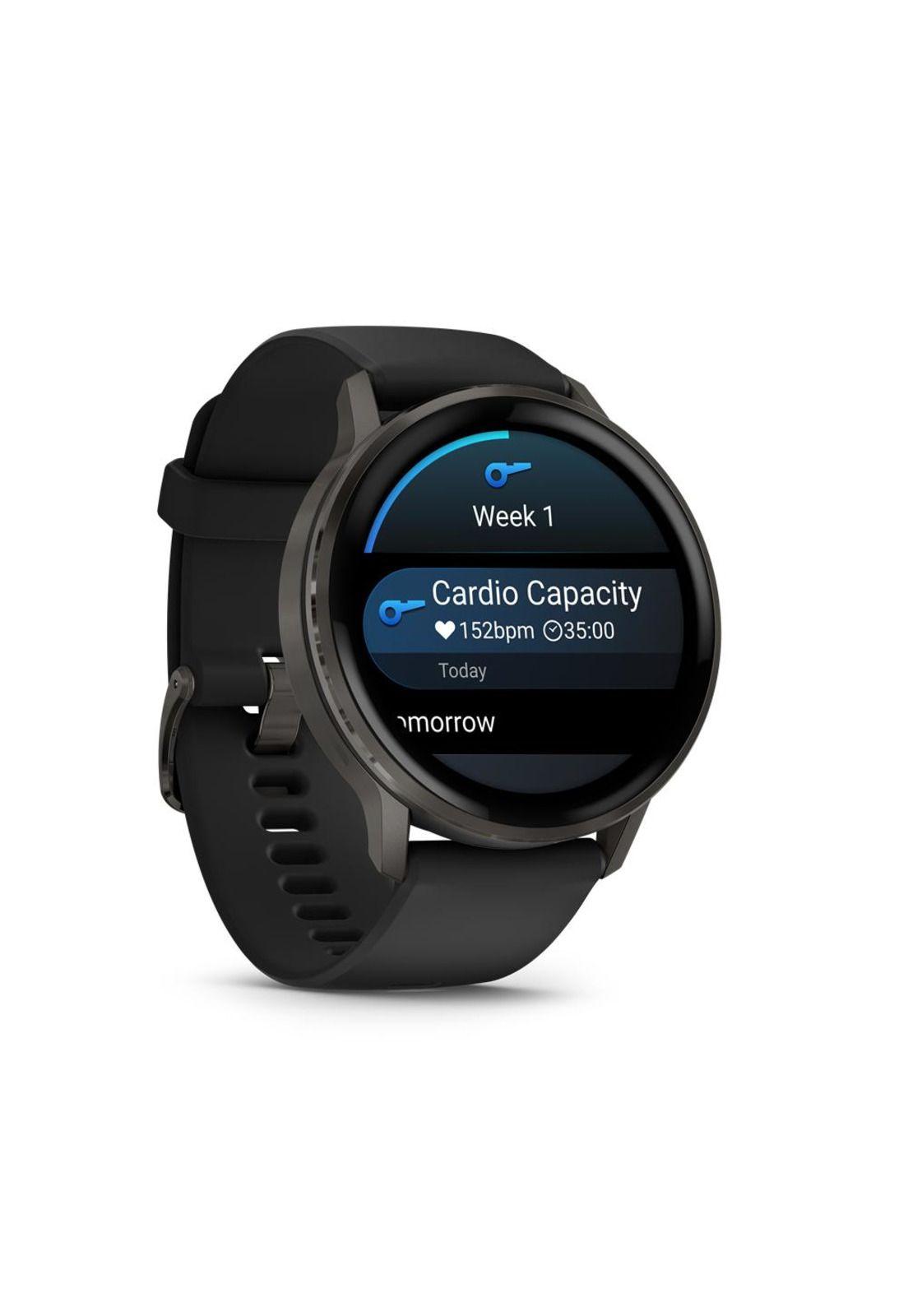 Venu 4 (45mm), GPS, Wi-Fi, Black w/ Slate + Black, Garmin-2