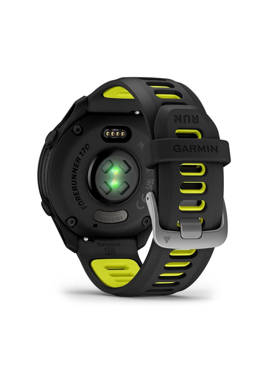Smartwatch Forerunner 170 Music Black/Amp Yellow Garmin-3