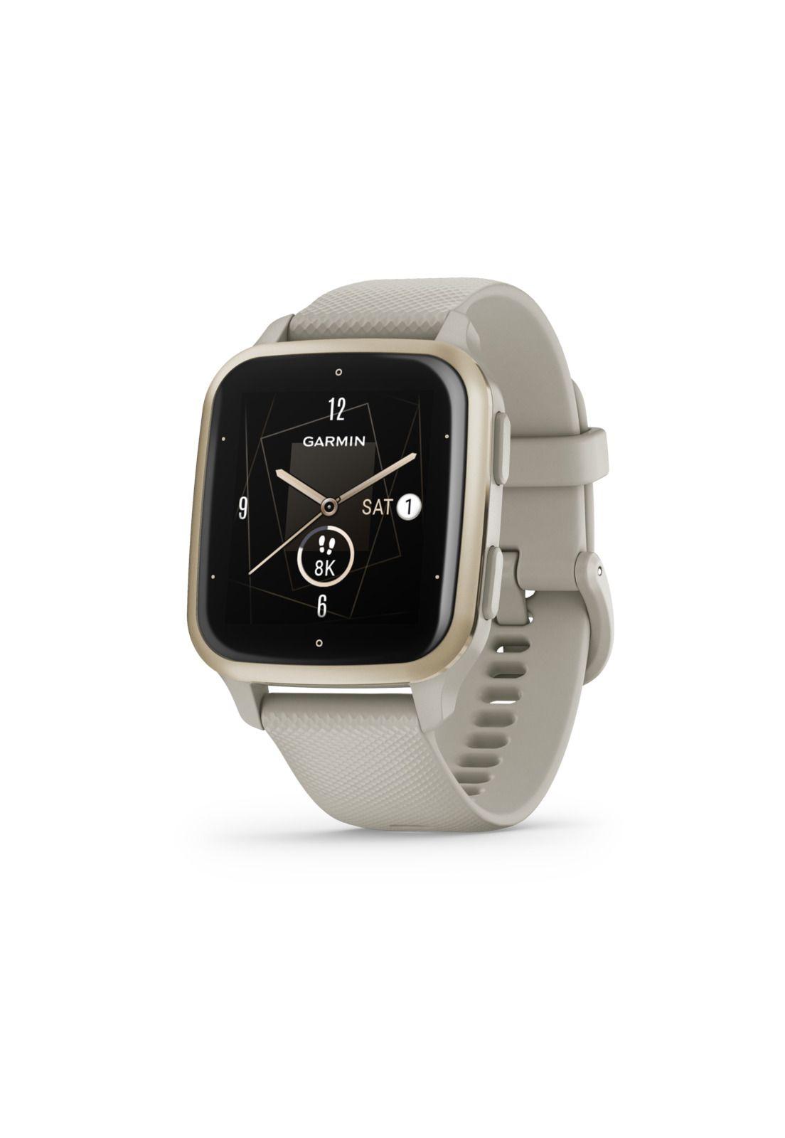 Smartwatch Venu Sq 2 Music French Gray/Cream Gold-0