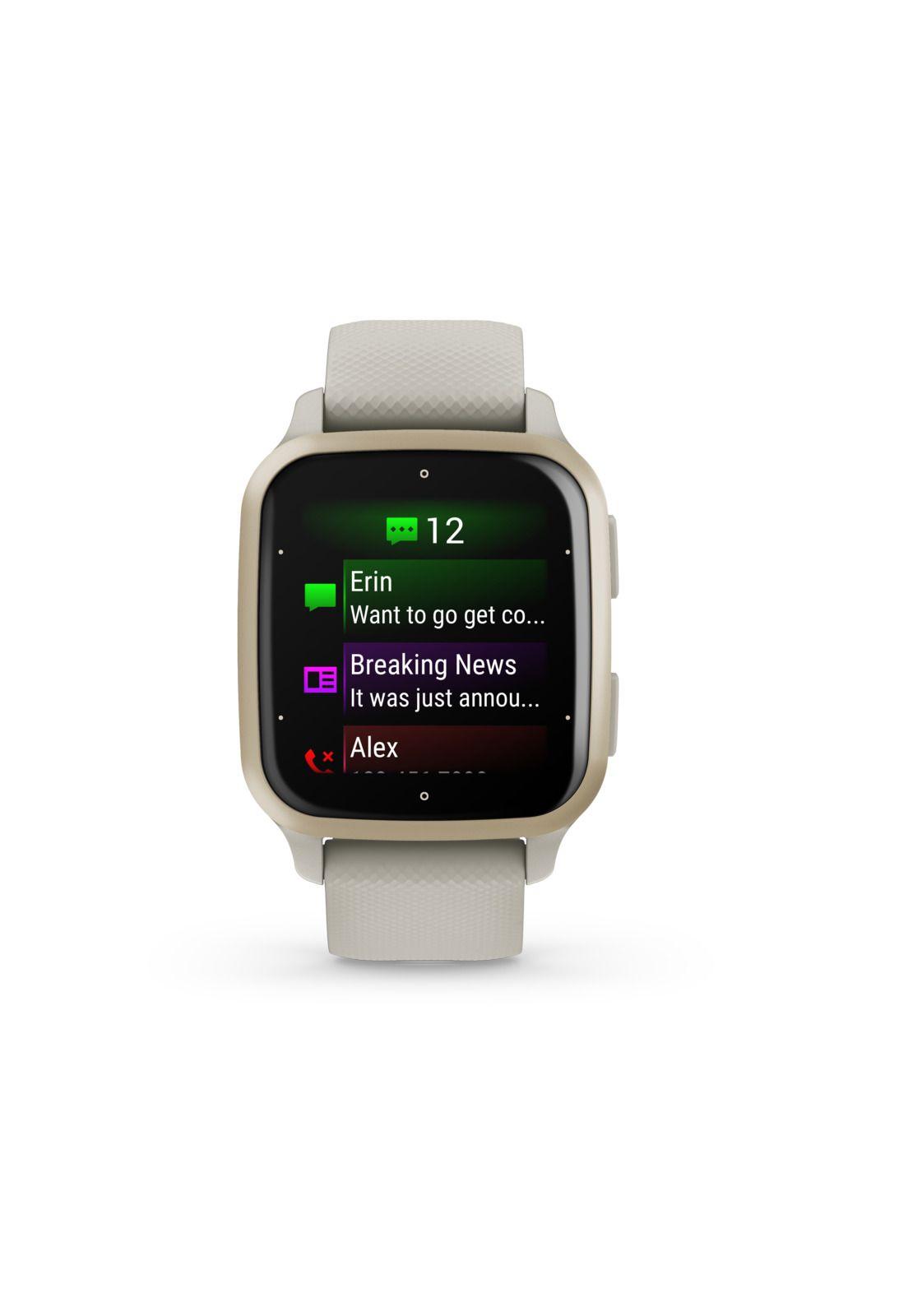 Smartwatch Venu Sq 2 Music French Gray/Cream Gold-1