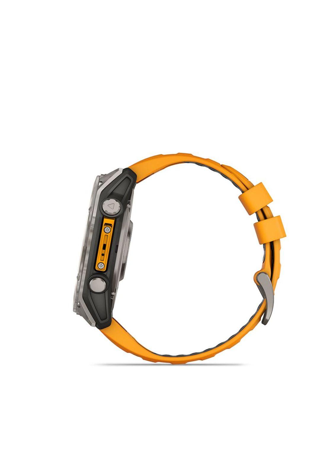 fenix 8 – 51mm, Sapphire, Titanium with orange-2