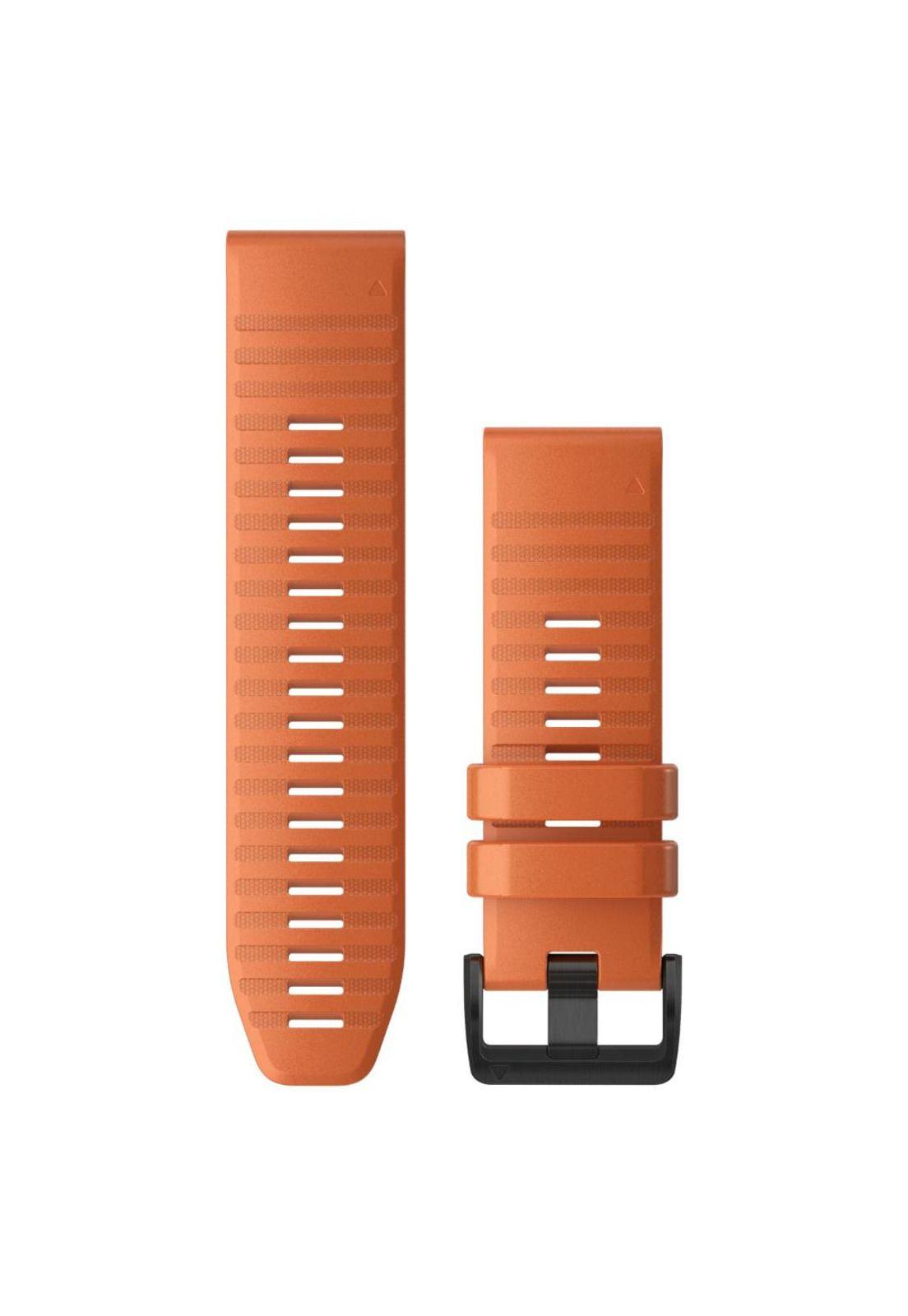 QuickFit 26 Watch Band - Ember Orange Silicone-0