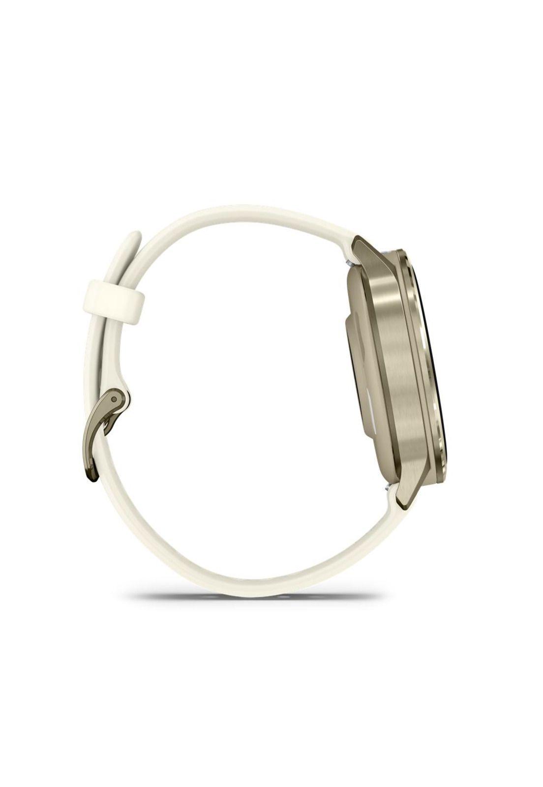 Venu 4 (41mm), GPS, Wi-Fi, Beige w/ Lunar Gold + Bone, Garmin-4