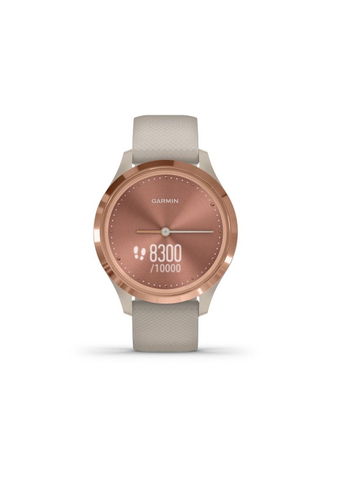 Smartwatch Vivomove 3S Rose Gold Light Sand Silicone Garmin-1