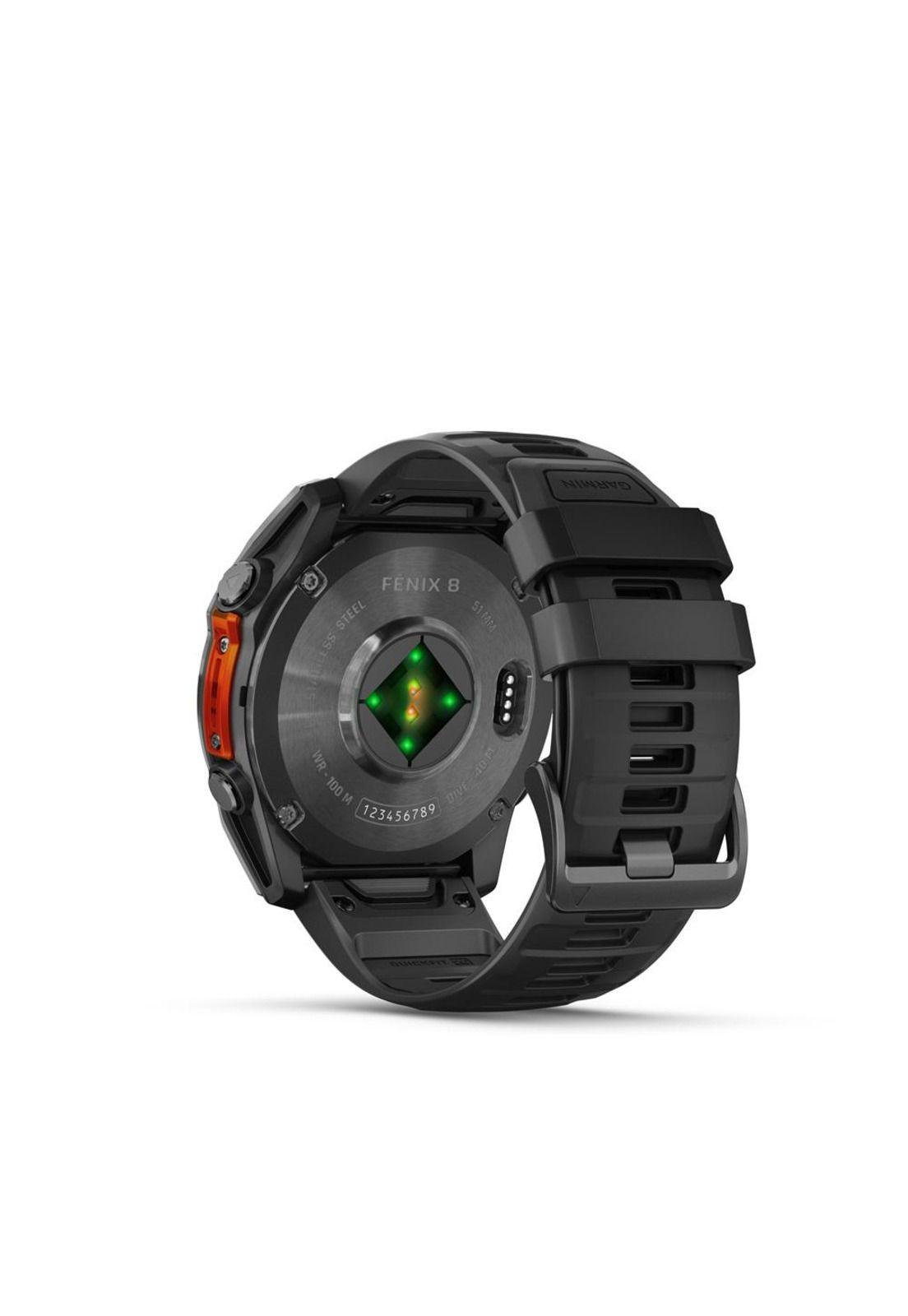 Smartwatch fenix 8 Amoled 51 mm Negro Garmin-3
