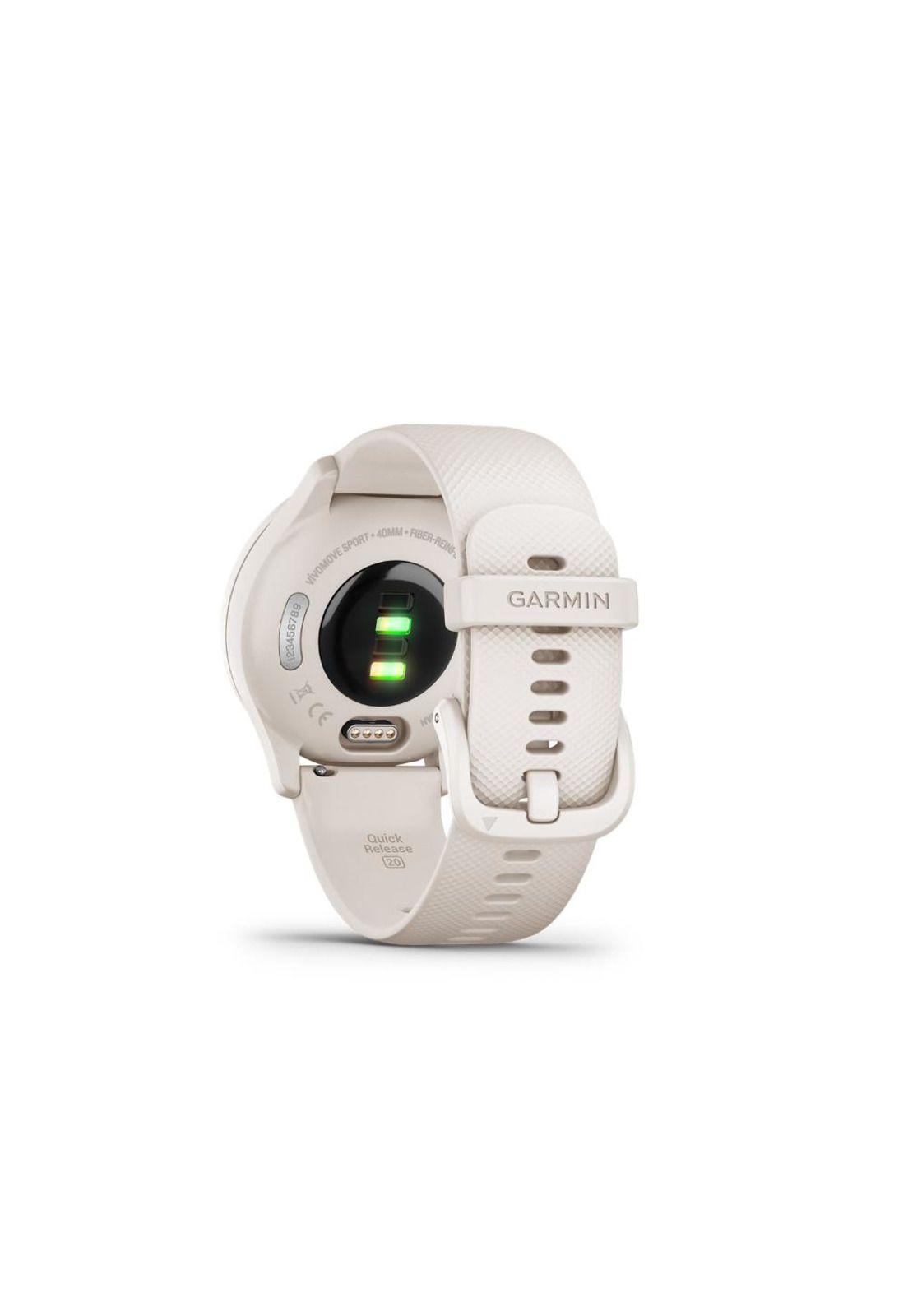 Smartwatch Vivomove Sport Ivory Garmin-4