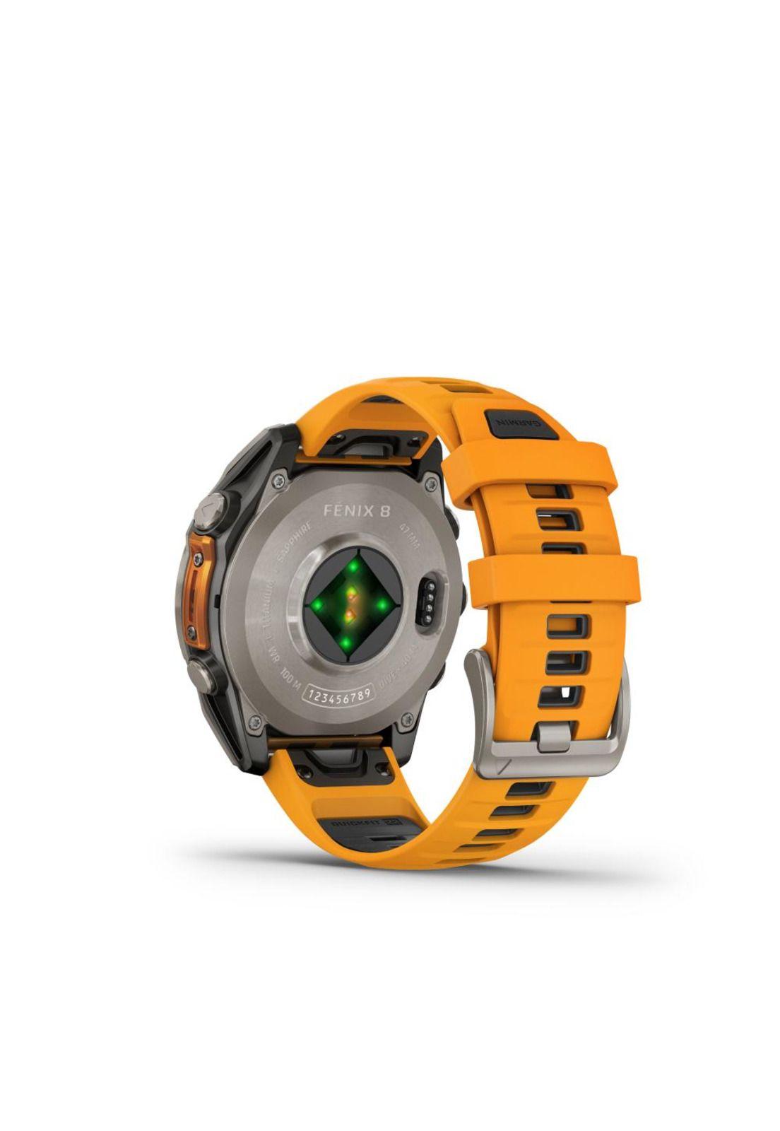 Smartwatch fenix 8 - 47mm Orange-3